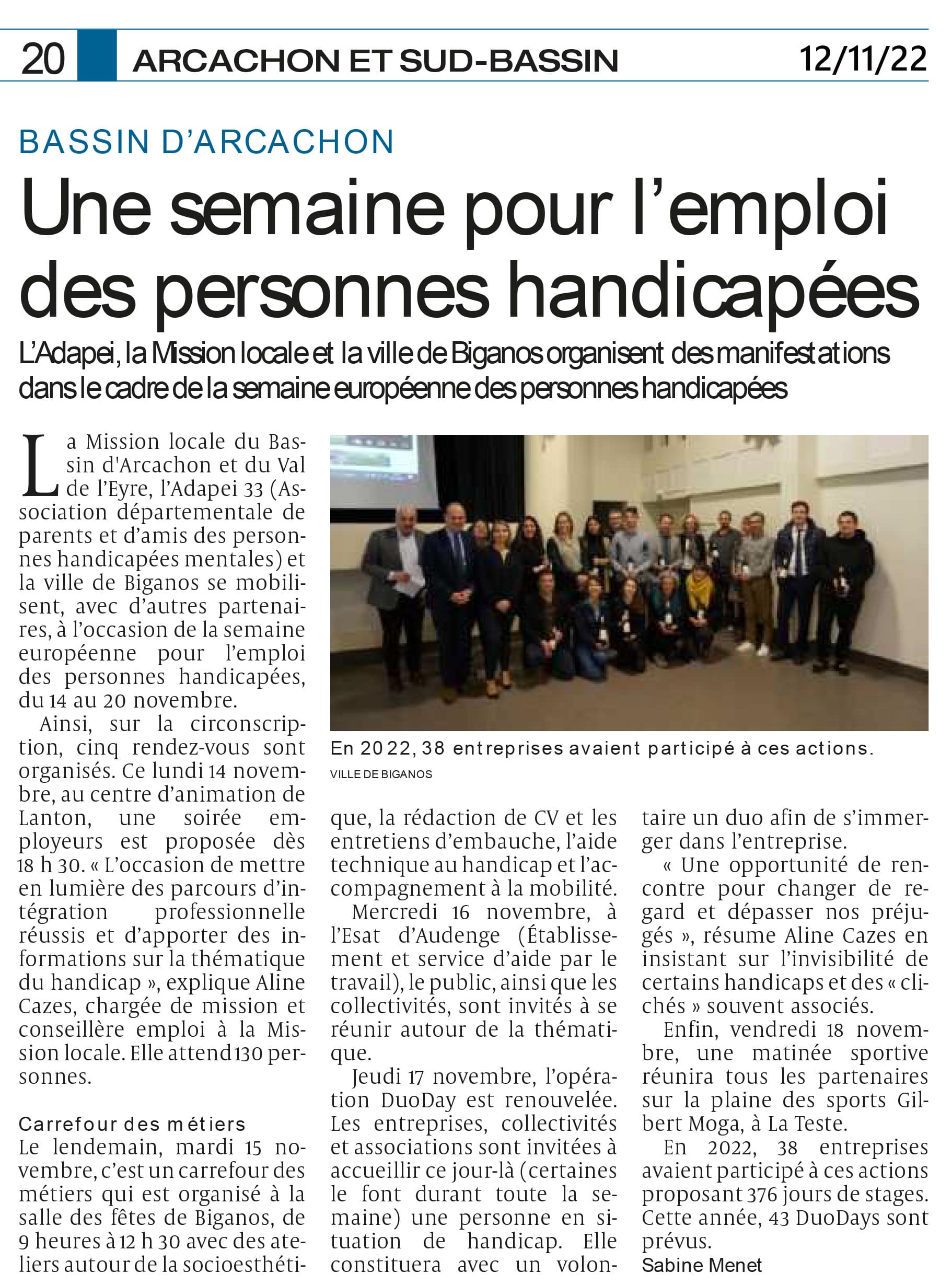 article seeph bassin d'arcachon