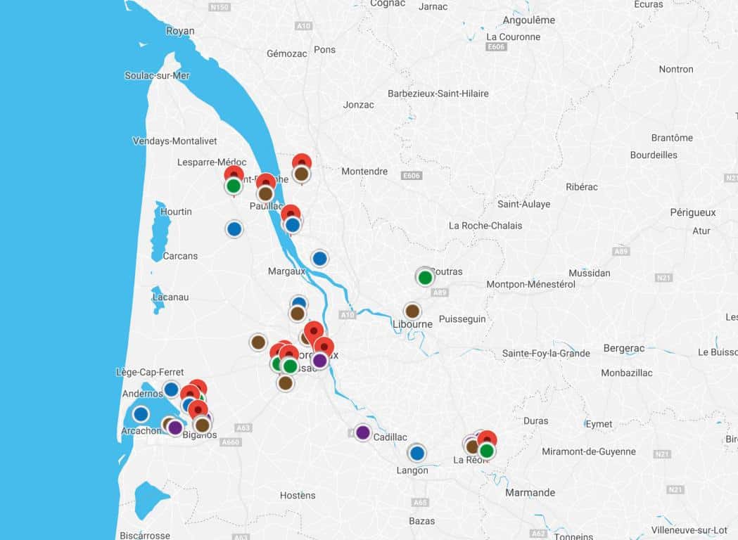 Carte des dispositifs d'accueil & d'accompagnement