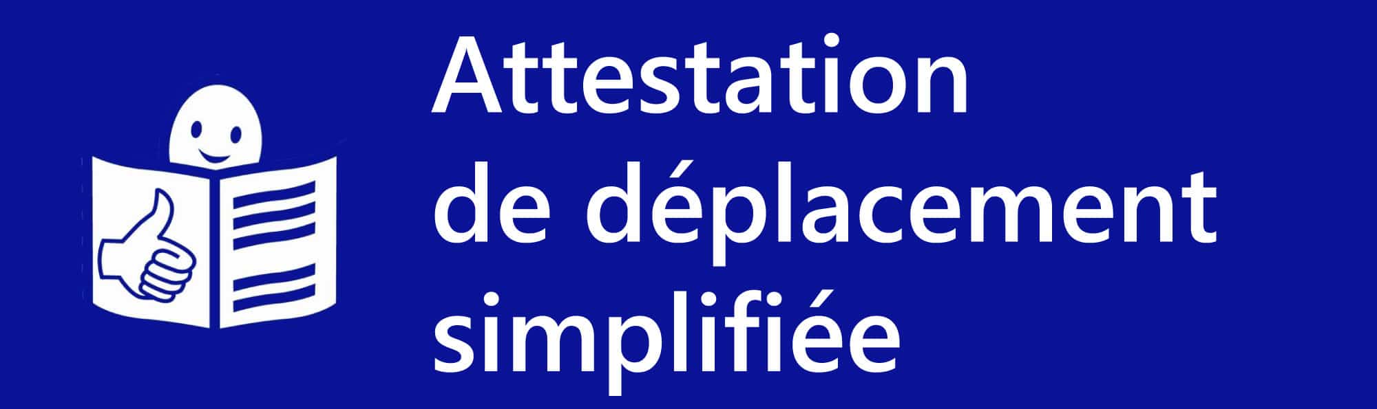 Attestation de déplacement dérogatoire en FALC