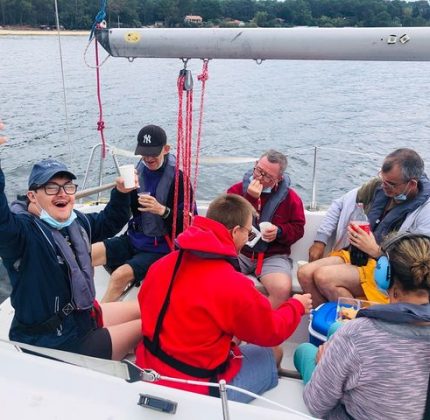 Encore un très beau moment partagé avec le Cercle de voile de Cazaux lac