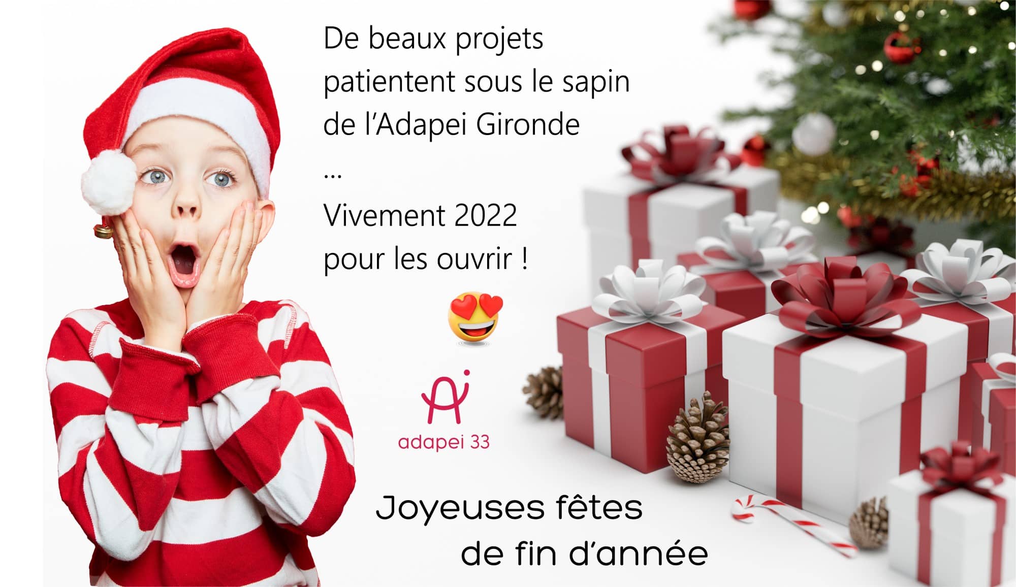 L’Adapei vous souhaite de joyeuses fêtes de fin d’année !