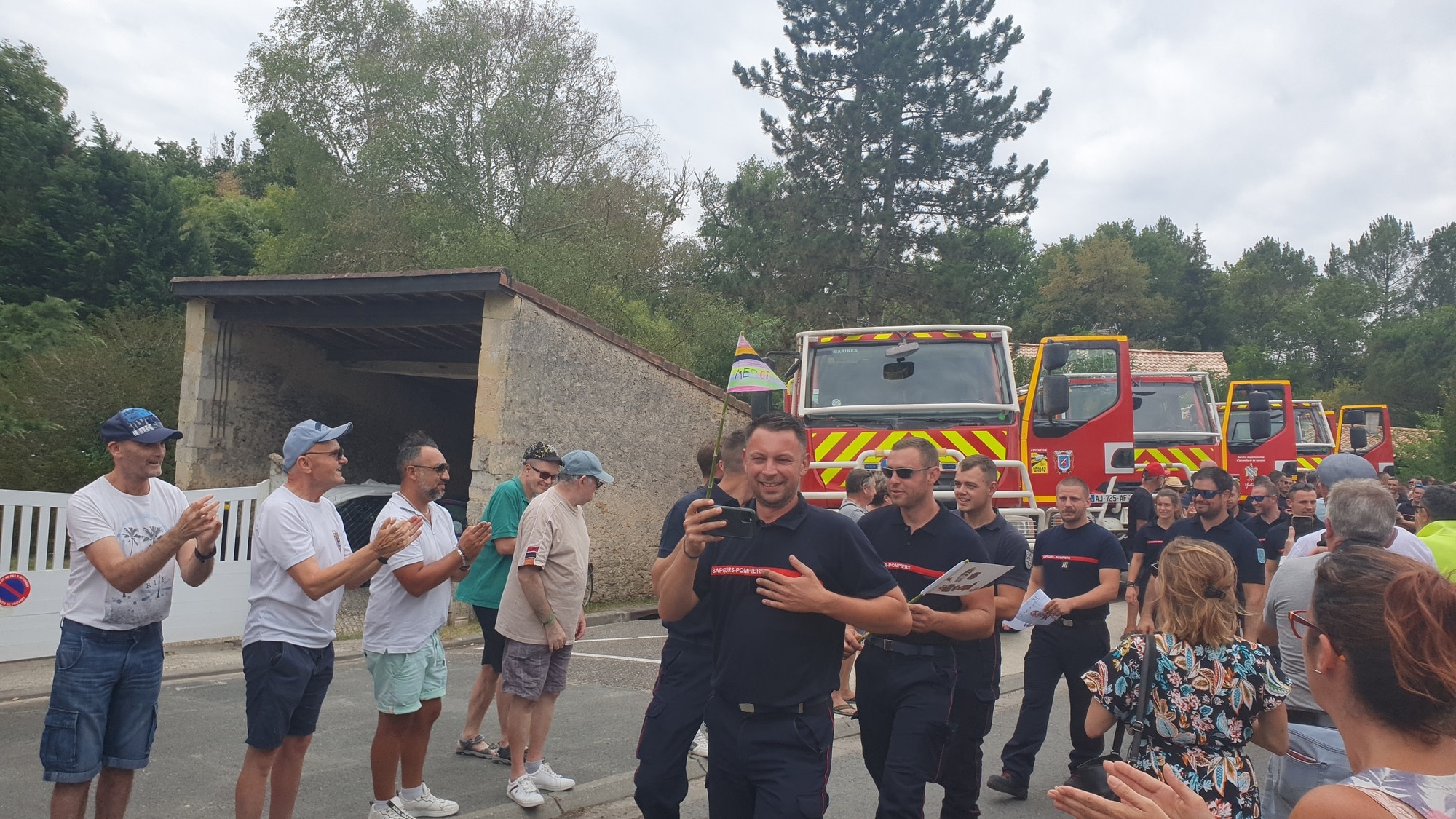 FOYER SAINT-MICHEL DE RIEUFRET – Big up aux pompiers !