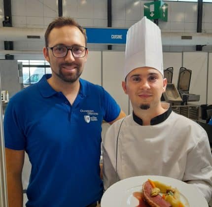 [OLYMPIADES DES MÉTIERS] – Jeudi 20 octobre – Une belle première prestation pour Julien Lamit !