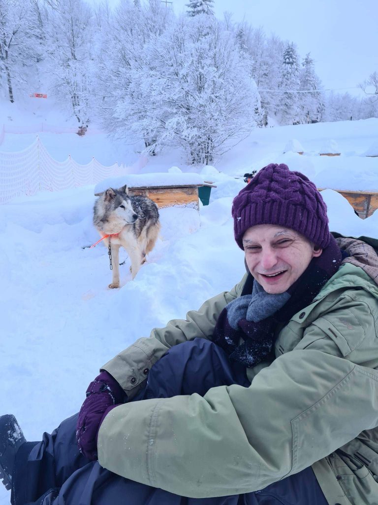 rencontre avec les chiens de traineau