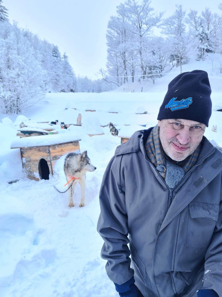 rencontre avec les chiens de traineau
