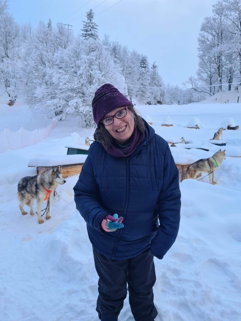 rencontre avec les chiens de traineau