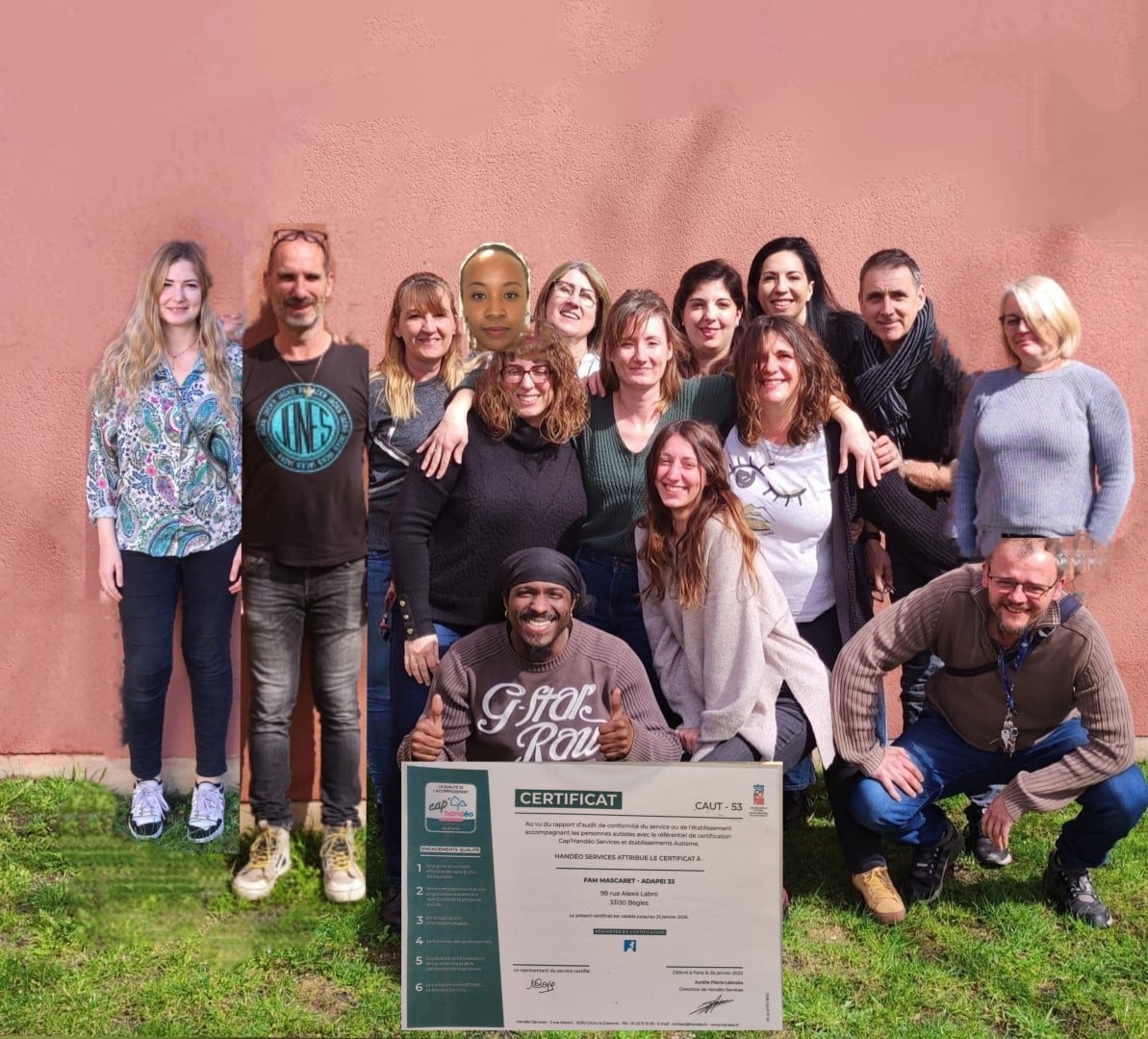 Le FAM de Bègles certifié Cap’handéo Autisme