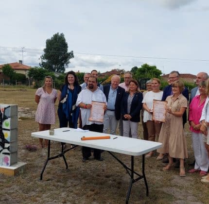 [PÉPINIÈRE D’INSERTION] Une première pierre symbolique pour un projet d’innovation sociale et économique