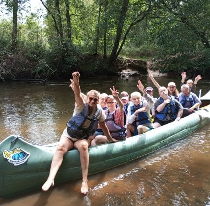 [ACTIVITÉ] Le Foyer de Gujan-Mestras pagayent en pleine nature !