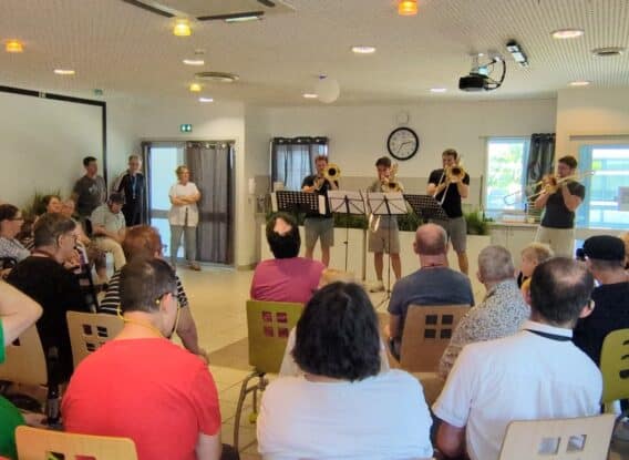 [CULTURE ET INCLUSION] Un concert de trombone fait vibrer le FO-FAM Saint-Michel de Rieufret