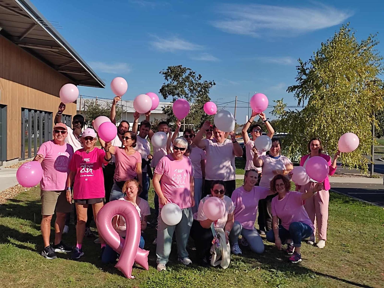 L’Adapei 33 marche pour Octobre Rose !