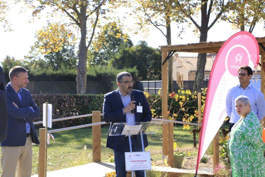 Parcours sensoriel Intervention Wahid Touahria