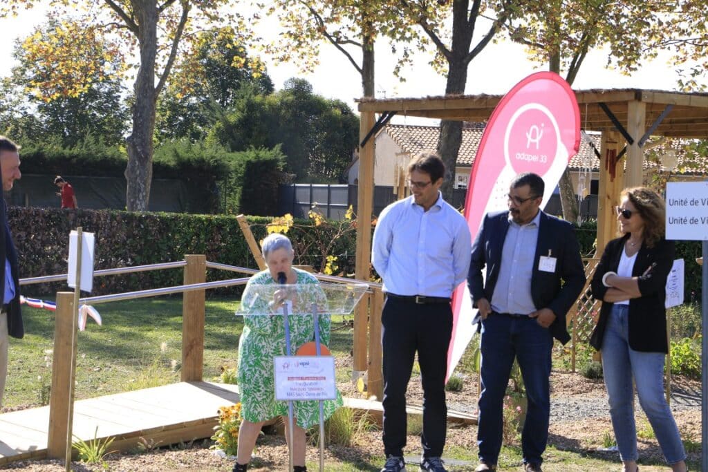 Parcours sensoriel, intervention Nathalie