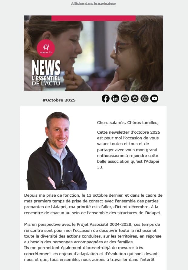 Essentiel de l'actu Adapei33 
