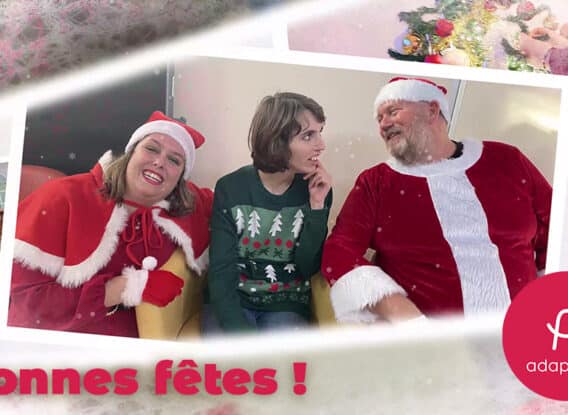 L’Adapei 33 vous souhaite de Bonnes Fêtes 2025 !