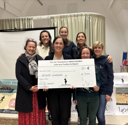 Un nouveau don de 1500€ pour le SESSAD Bassin d’Arcachon !