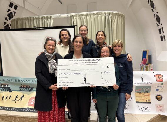 Un nouveau don de 1500€ pour le SESSAD Bassin d’Arcachon !