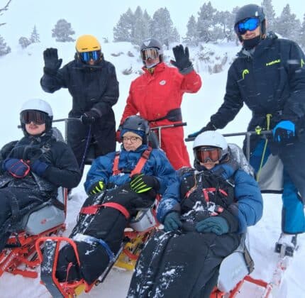 Séjour Handiski pour le FO-FAM Gujan-Mestras : sensations fortes et souvenirs inoubliables