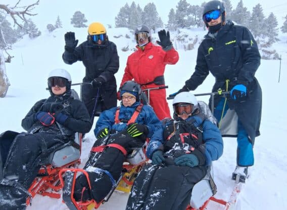 Séjour Handiski pour le FO-FAM Gujan-Mestras : sensations fortes et souvenirs inoubliables