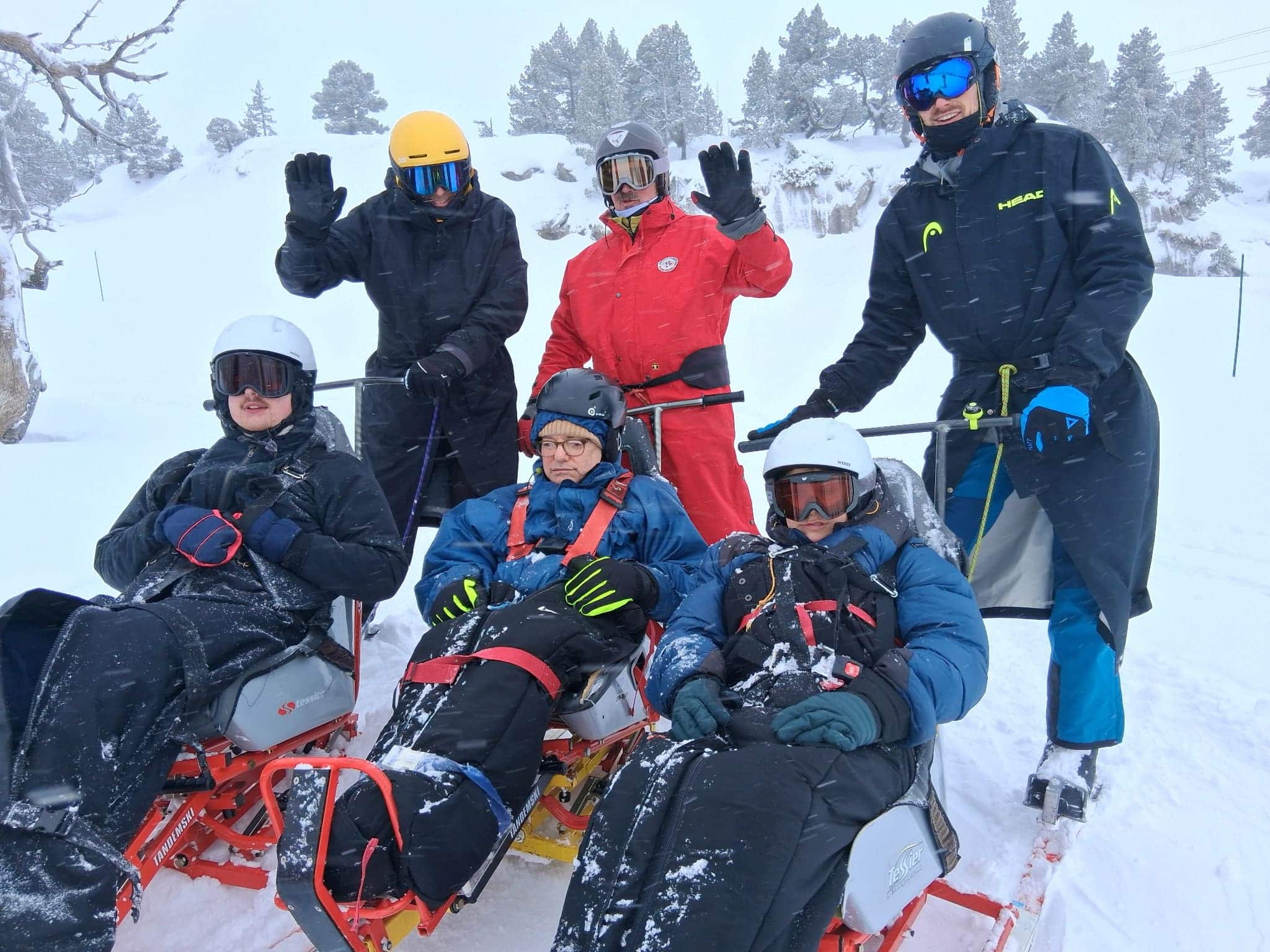 Séjour Handiski pour le FO-FAM Gujan-Mestras : sensations fortes et souvenirs inoubliables