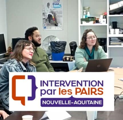 L’intervention par les pairs se déploie en Nouvelle Aquitaine : nouvelle identité pour un projet qui grandit !