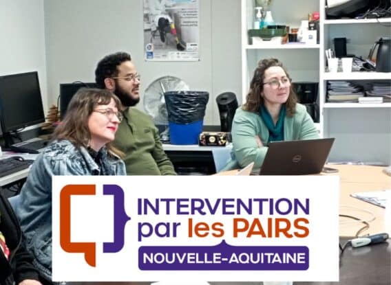 L’intervention par les pairs se déploie en Nouvelle Aquitaine : nouvelle identité pour un projet qui grandit !