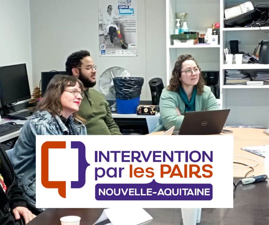 L’intervention par les pairs se déploie en Nouvelle Aquitaine : nouvelle identité pour un projet qui grandit !
