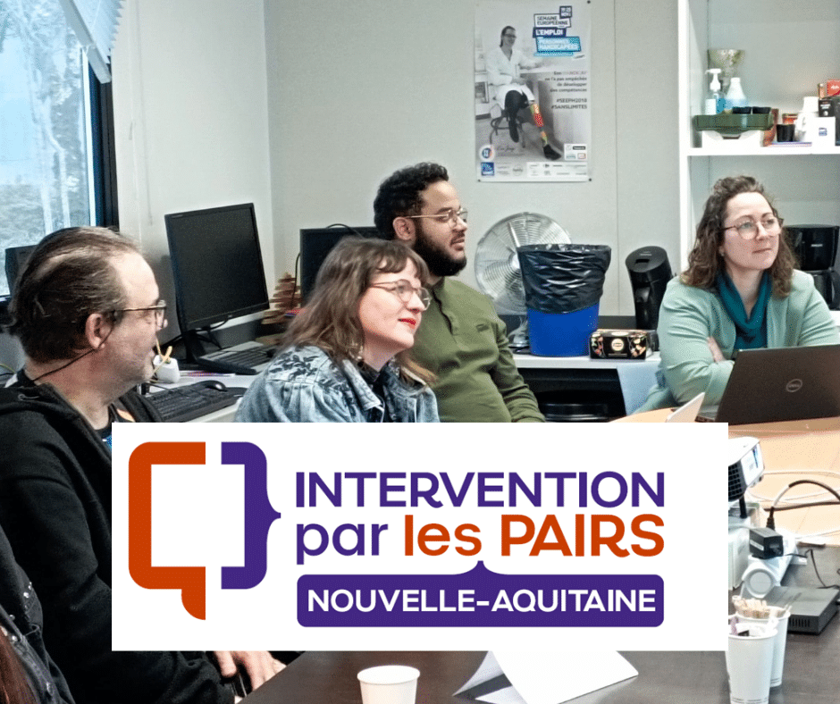 L’intervention par les pairs se déploie en Nouvelle Aquitaine : nouvelle identité pour un projet qui grandit !