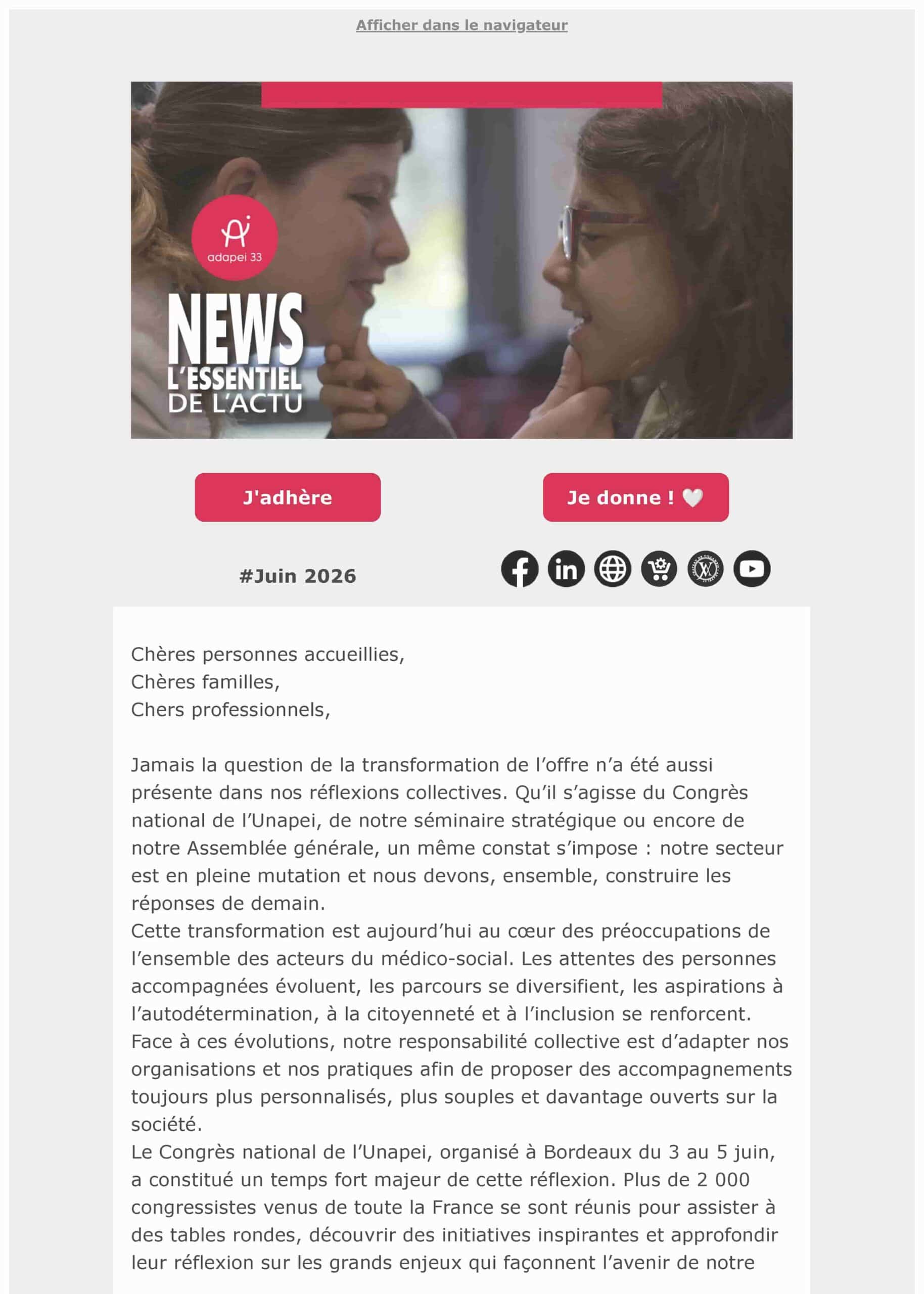 Essentiel de l'actu Adapei33