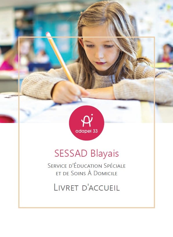 Livret d'accueil Sessad Blayais