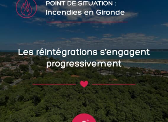 Incendies en Gironde : les retours s&rsquo;engagent progressivement