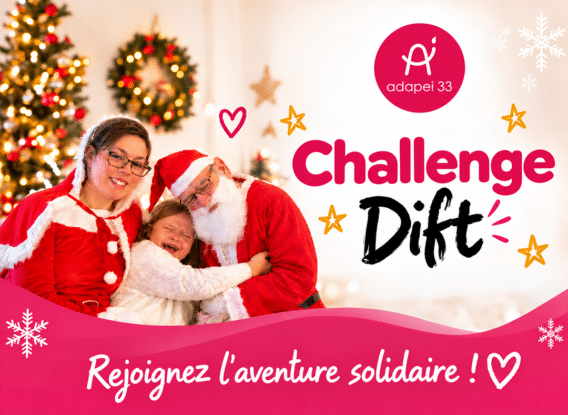 Challenge solidaire : devenez ambassadeur de l&rsquo;Adapei 33 !